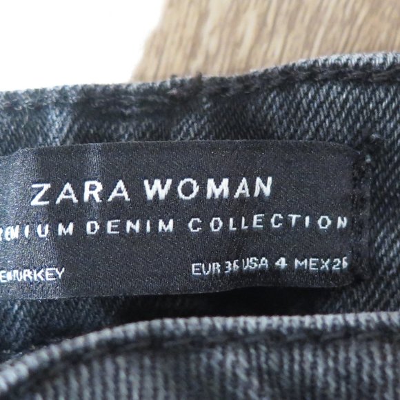 Zara Black Skinny Double Seamed Jeans Size 4 - Picture 7 of 14